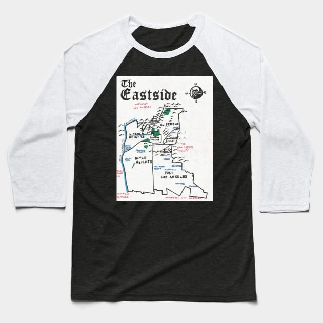 The Eastside Baseball T-Shirt by PendersleighAndSonsCartography